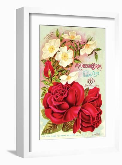 Mcgregor Bros. Floral Gems-null-Framed Art Print