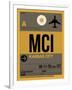 MCI Kansas City Luggage Tag 1-NaxArt-Framed Art Print