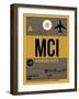 MCI Kansas City Luggage Tag 1-NaxArt-Framed Art Print