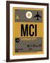 MCI Kansas City Luggage Tag 1-NaxArt-Framed Art Print