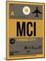 MCI Kansas City Luggage Tag 1-NaxArt-Mounted Art Print