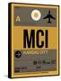 MCI Kansas City Luggage Tag 1-NaxArt-Framed Stretched Canvas