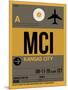 MCI Kansas City Luggage Tag 1-NaxArt-Mounted Art Print