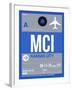 MCI Kansas City Luggage Tag 2-NaxArt-Framed Art Print