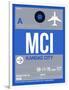 MCI Kansas City Luggage Tag 2-NaxArt-Framed Art Print