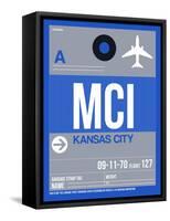 MCI Kansas City Luggage Tag 2-NaxArt-Framed Stretched Canvas