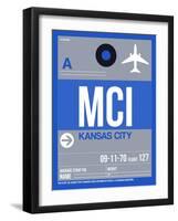 MCI Kansas City Luggage Tag 2-NaxArt-Framed Art Print