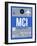 MCI Kansas City Luggage Tag 2-NaxArt-Framed Art Print