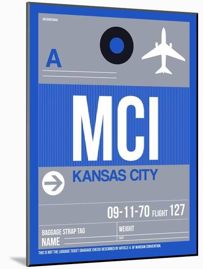 MCI Kansas City Luggage Tag 2-NaxArt-Mounted Art Print