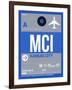 MCI Kansas City Luggage Tag 2-NaxArt-Framed Art Print