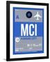 MCI Kansas City Luggage Tag 2-NaxArt-Framed Art Print