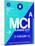 MCI Kansas City Luggage tag I-NaxArt-Mounted Art Print