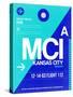 MCI Kansas City Luggage tag I-NaxArt-Stretched Canvas