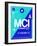 MCI Kansas City Luggage tag I-NaxArt-Framed Art Print