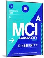 MCI Kansas City Luggage tag I-NaxArt-Mounted Art Print