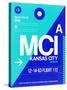 MCI Kansas City Luggage tag I-NaxArt-Stretched Canvas