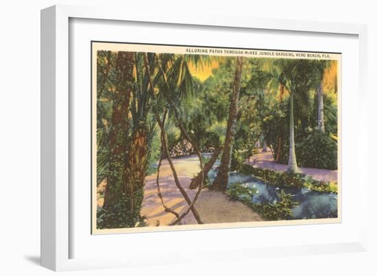 McKee Jungle Gardens, Vero Beach, Florida-null-Framed Art Print