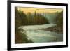 McKenzie River, Oregon-null-Framed Premium Giclee Print