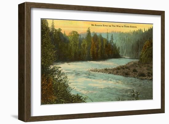 McKenzie River, Oregon-null-Framed Art Print