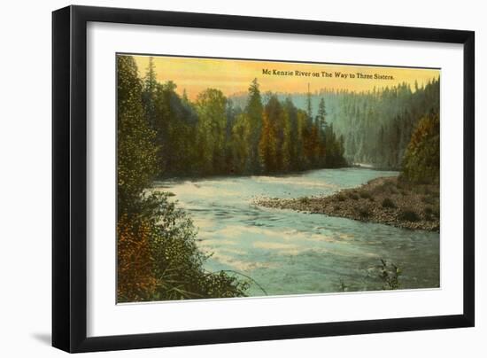 McKenzie River, Oregon-null-Framed Art Print