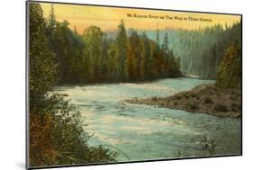 McKenzie River, Oregon-null-Mounted Art Print