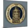 Mckinley and Roosevelt Campaign Button-David J. Frent-Mounted Photographic Print
