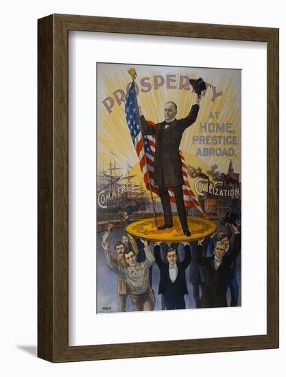 Mckinley Campaign Poster-David J. Frent-Framed Photographic Print