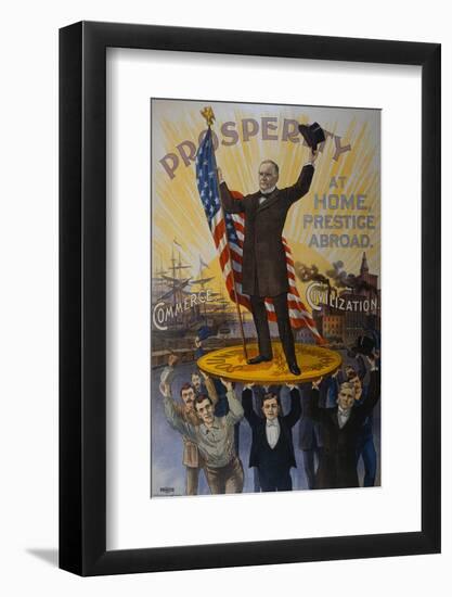 Mckinley Campaign Poster-David J. Frent-Framed Photographic Print