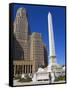 Mckinley Monument in Niagara Square, Buffalo City, New York State, USA-Richard Cummins-Framed Stretched Canvas