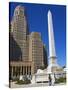 Mckinley Monument in Niagara Square, Buffalo City, New York State, USA-Richard Cummins-Stretched Canvas