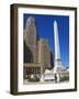 Mckinley Monument in Niagara Square, Buffalo City, New York State, USA-Richard Cummins-Framed Photographic Print