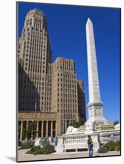 Mckinley Monument in Niagara Square, Buffalo City, New York State, USA-Richard Cummins-Mounted Photographic Print