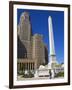 Mckinley Monument in Niagara Square, Buffalo City, New York State, USA-Richard Cummins-Framed Photographic Print