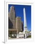 Mckinley Monument in Niagara Square, Buffalo City, New York State, USA-Richard Cummins-Framed Photographic Print