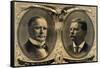 McKinley-Roosevelt Campaign Poster, 1900-Science Source-Framed Stretched Canvas