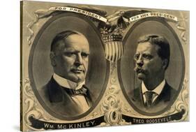 McKinley-Roosevelt Campaign Poster, 1900-Science Source-Stretched Canvas