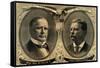 McKinley-Roosevelt Campaign Poster, 1900-Science Source-Framed Stretched Canvas