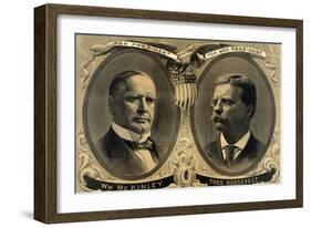 McKinley-Roosevelt Campaign Poster, 1900-Science Source-Framed Giclee Print