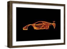 McLaren F1 LM-Octavian Mielu-Framed Art Print