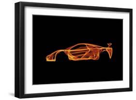 McLaren F1 LM-Octavian Mielu-Framed Art Print