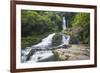 McLean Falls on the Tautuku River, Chaslands, near Papatowai, Catlins Conservation Area, Clutha dis-Ruth Tomlinson-Framed Photographic Print