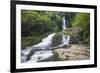 McLean Falls on the Tautuku River, Chaslands, near Papatowai, Catlins Conservation Area, Clutha dis-Ruth Tomlinson-Framed Photographic Print