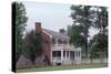 McLean House, Appomattox Court House, Virginia, Where Lee's Confederate Army Surrendered, 1865-null-Stretched Canvas