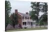 McLean House, Appomattox Court House, Virginia, Where Lee's Confederate Army Surrendered, 1865-null-Stretched Canvas