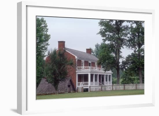 McLean House, Appomattox Court House, Virginia, Where Lee's Confederate Army Surrendered, 1865-null-Framed Photographic Print
