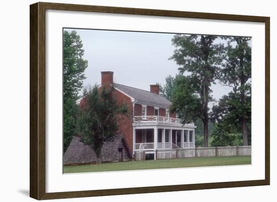 McLean House, Appomattox Court House, Virginia, Where Lee's Confederate Army Surrendered, 1865-null-Framed Photographic Print