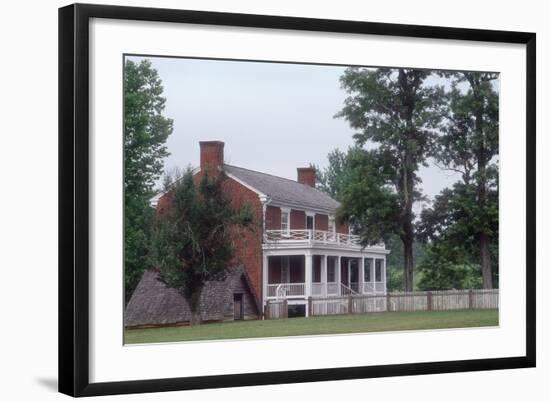 McLean House, Appomattox Court House, Virginia, Where Lee's Confederate Army Surrendered, 1865-null-Framed Photographic Print