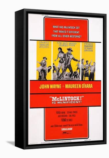 Mclintock!, 1963-null-Framed Stretched Canvas