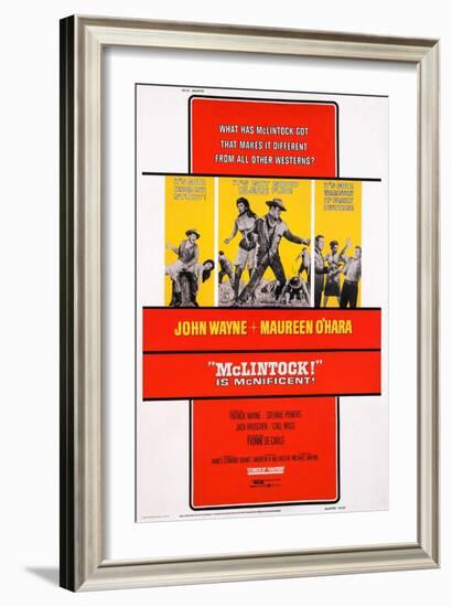 Mclintock!, 1963-null-Framed Art Print