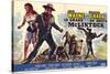 McLintock, Belgian Movie Poster, 1963-null-Stretched Canvas